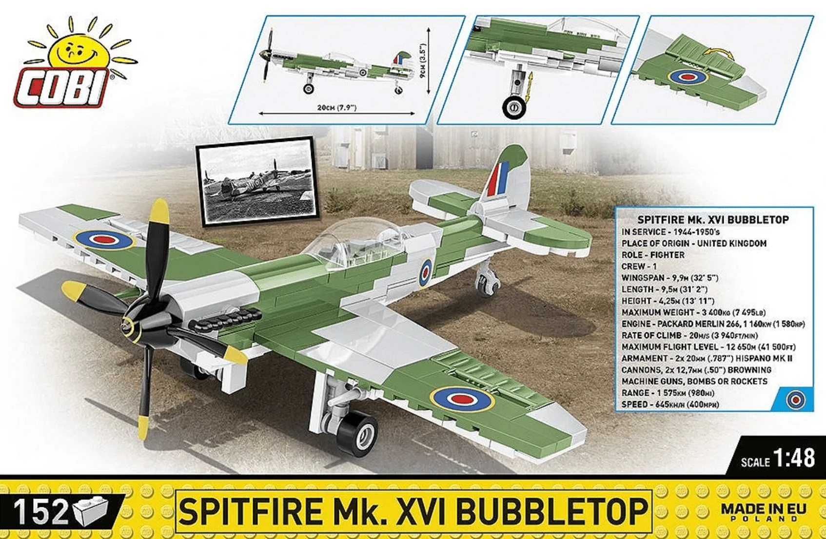 Cobi - Spitfire Mk. XVI Bubbletop - Image 2