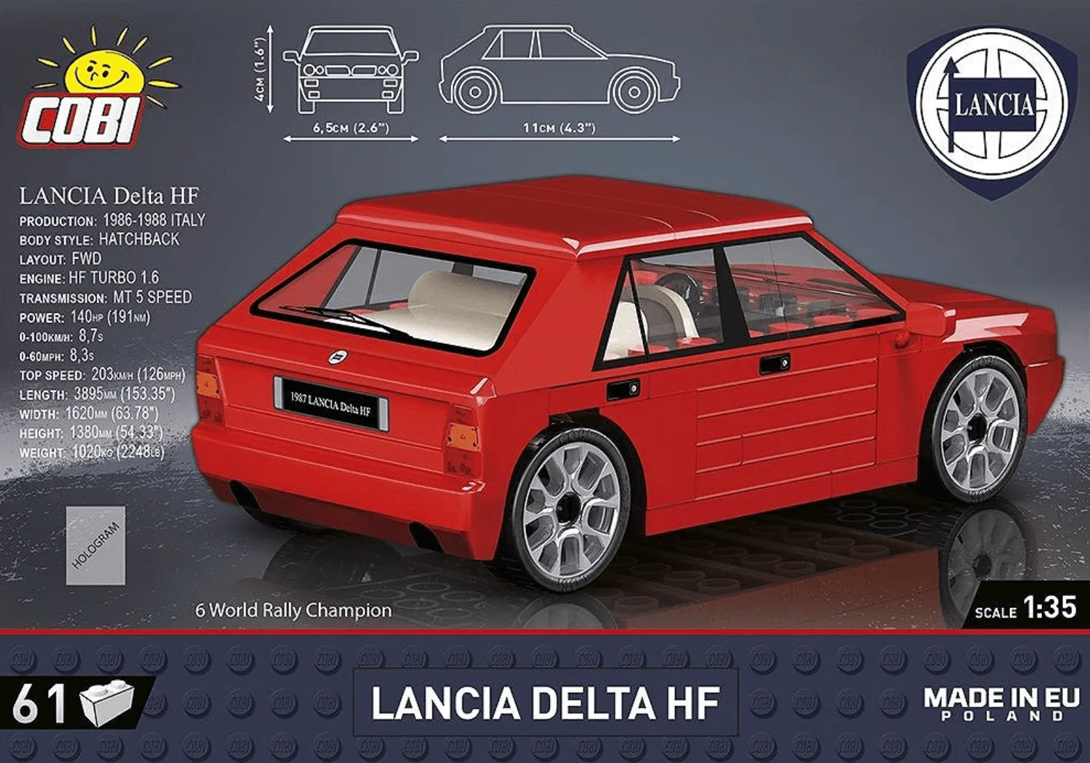 Cobi - Lancia Delta HF - Image 2