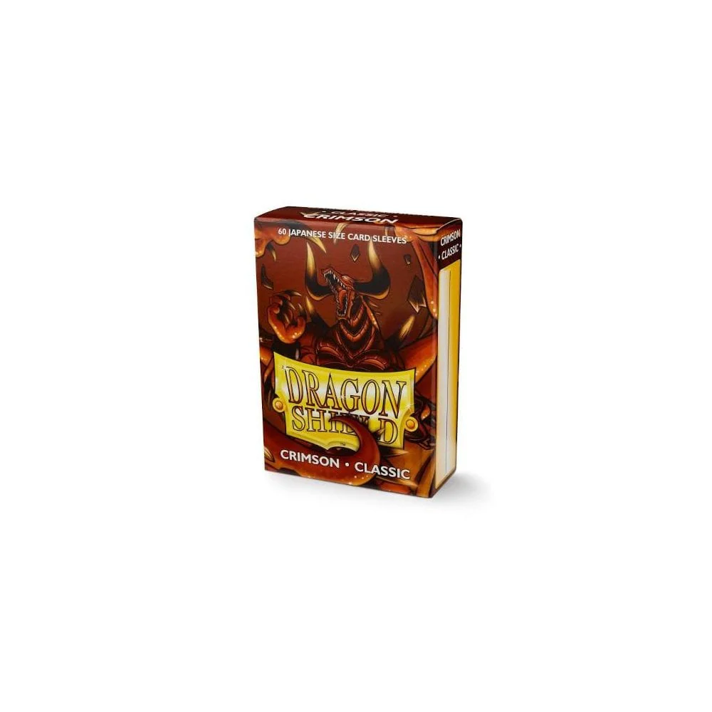 Dragon Shield - Classic Japanese Size Sleeves - Crimson (60)