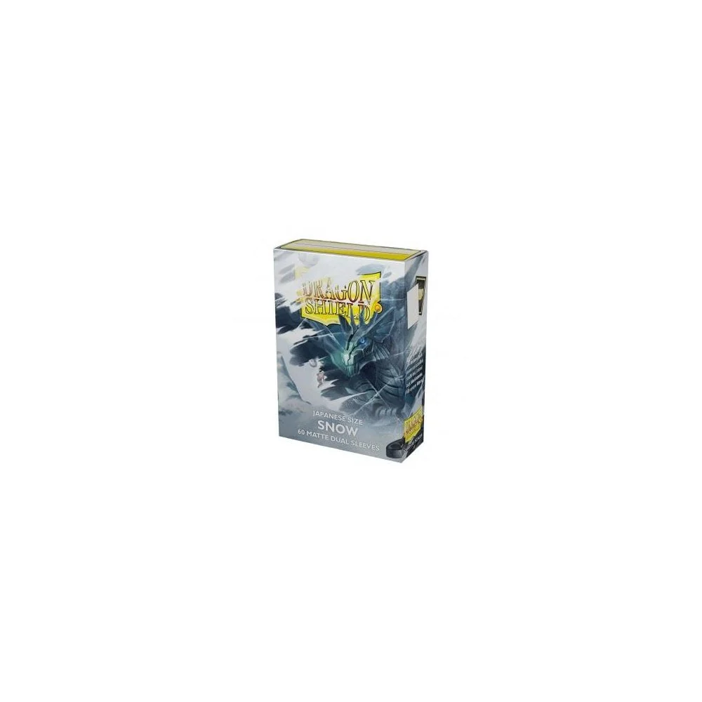 Dragon Shield - Dual Matte Japanese Size Sleeves (60) - Snow
