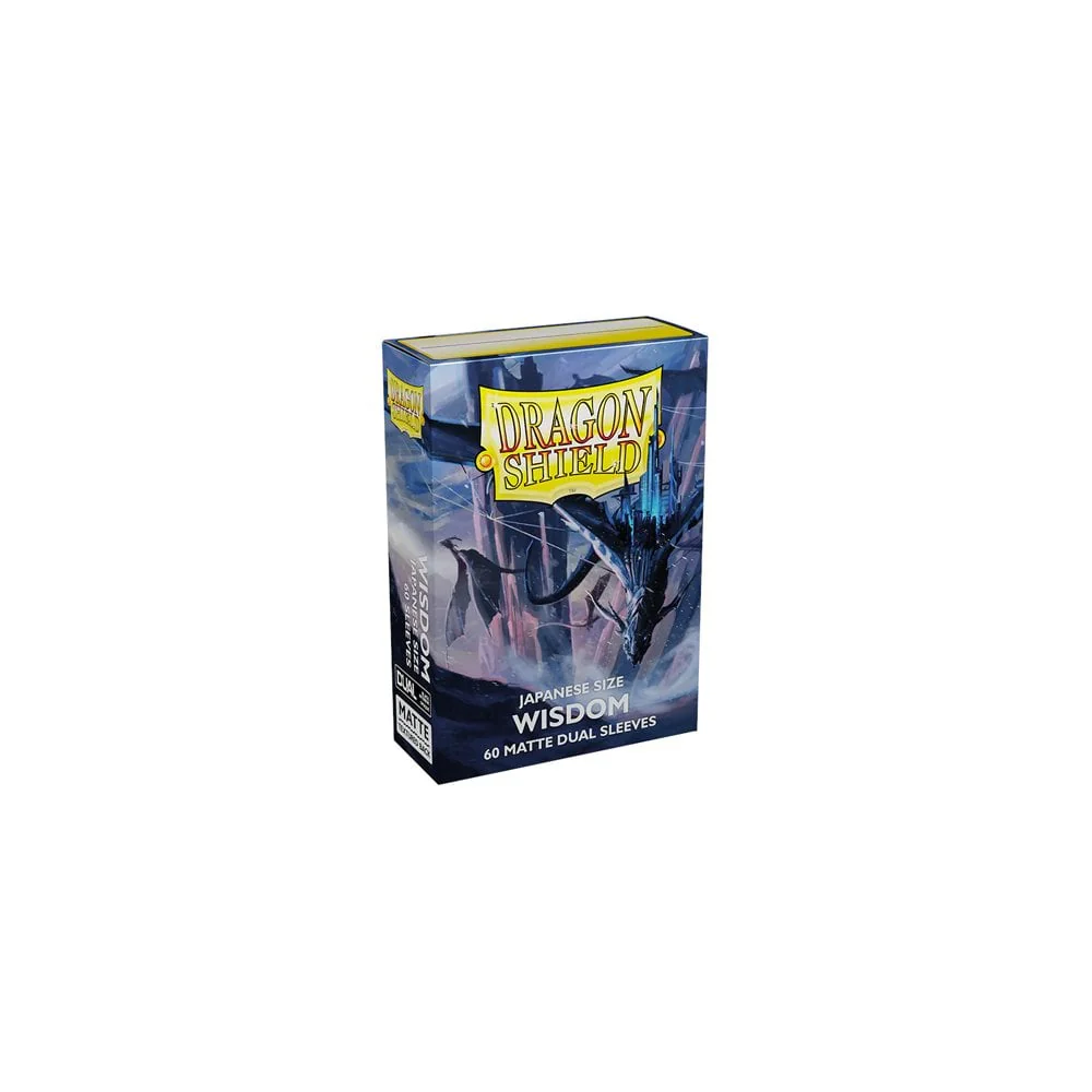 Dragon Shield - Dual Matte Japanese Size Sleeves - Wisdom Blue (60)
