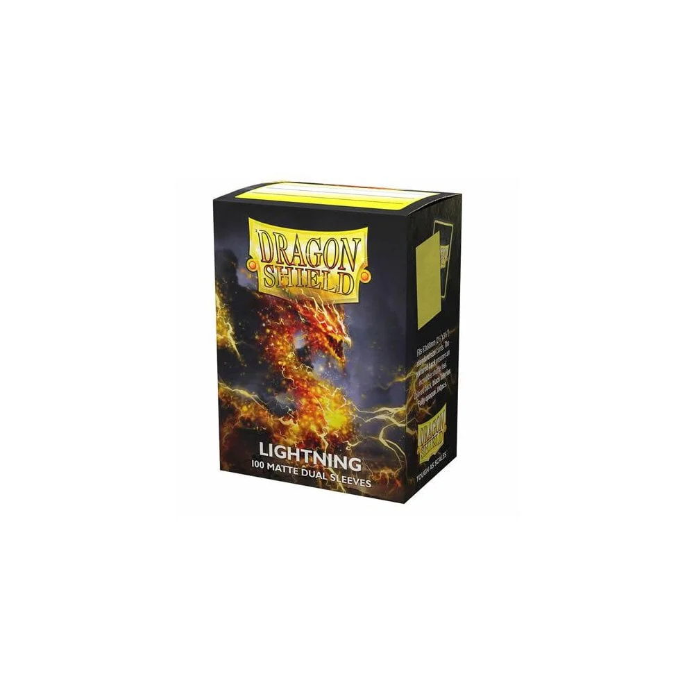 Dragon Shield - Dual Matte Standard Size Sleeves (100) - Lightning
