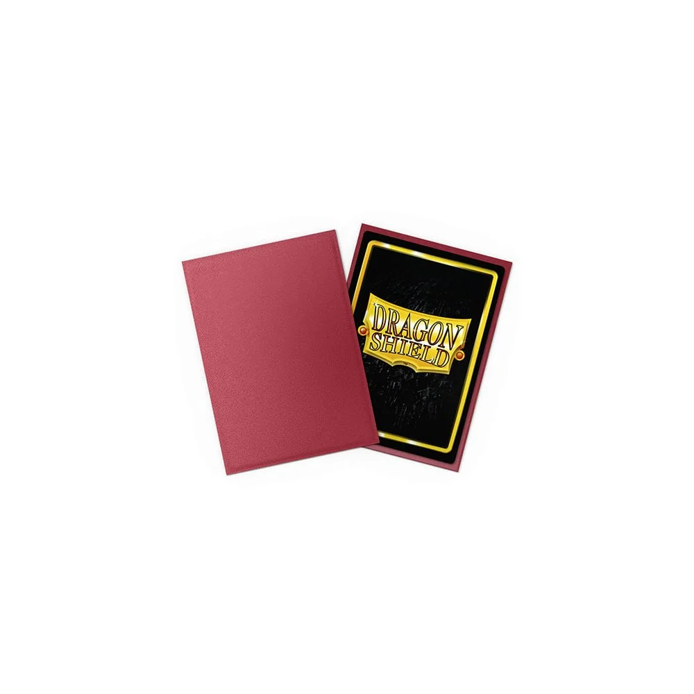 Dragon Shield - Matte Non-Glare Standard Size Sleeves 100pk - Blood Red. - Image 2