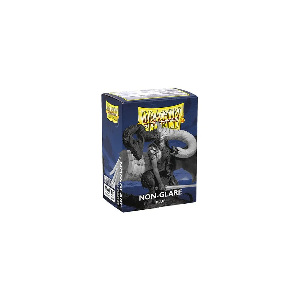 Dragon Shield - Matte Non-Glare Standard Size Sleeves 100pk - Blue.