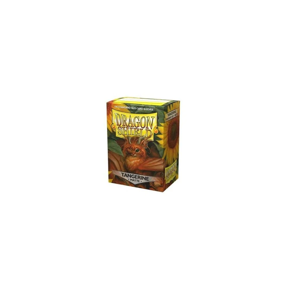 Dragon Shield Standard Matte 'Tangerine' Art Sleeves (100)
