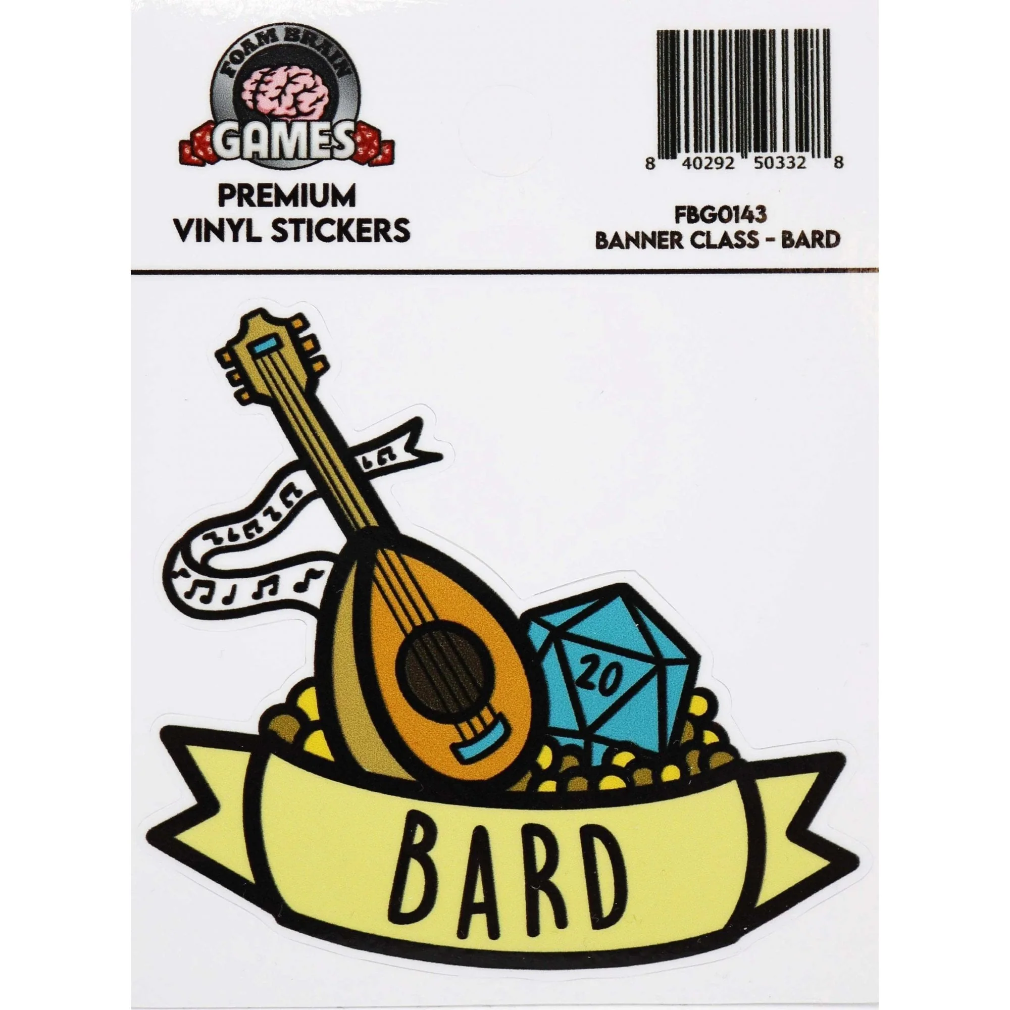 Banner Class Sticker: Bard