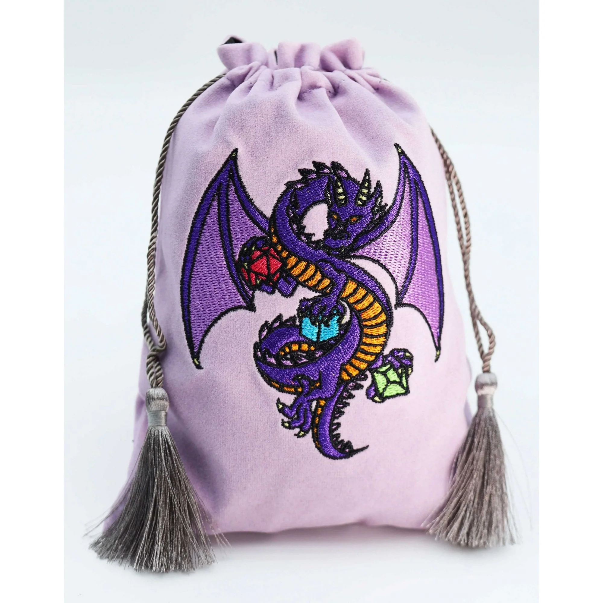 Dice Bag - Purple Dragon