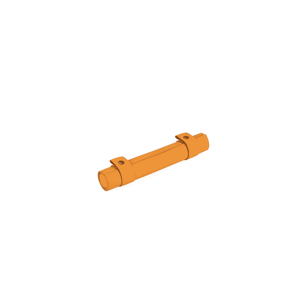 Burnt Yellow Roll Up Leatherette Dice Mat