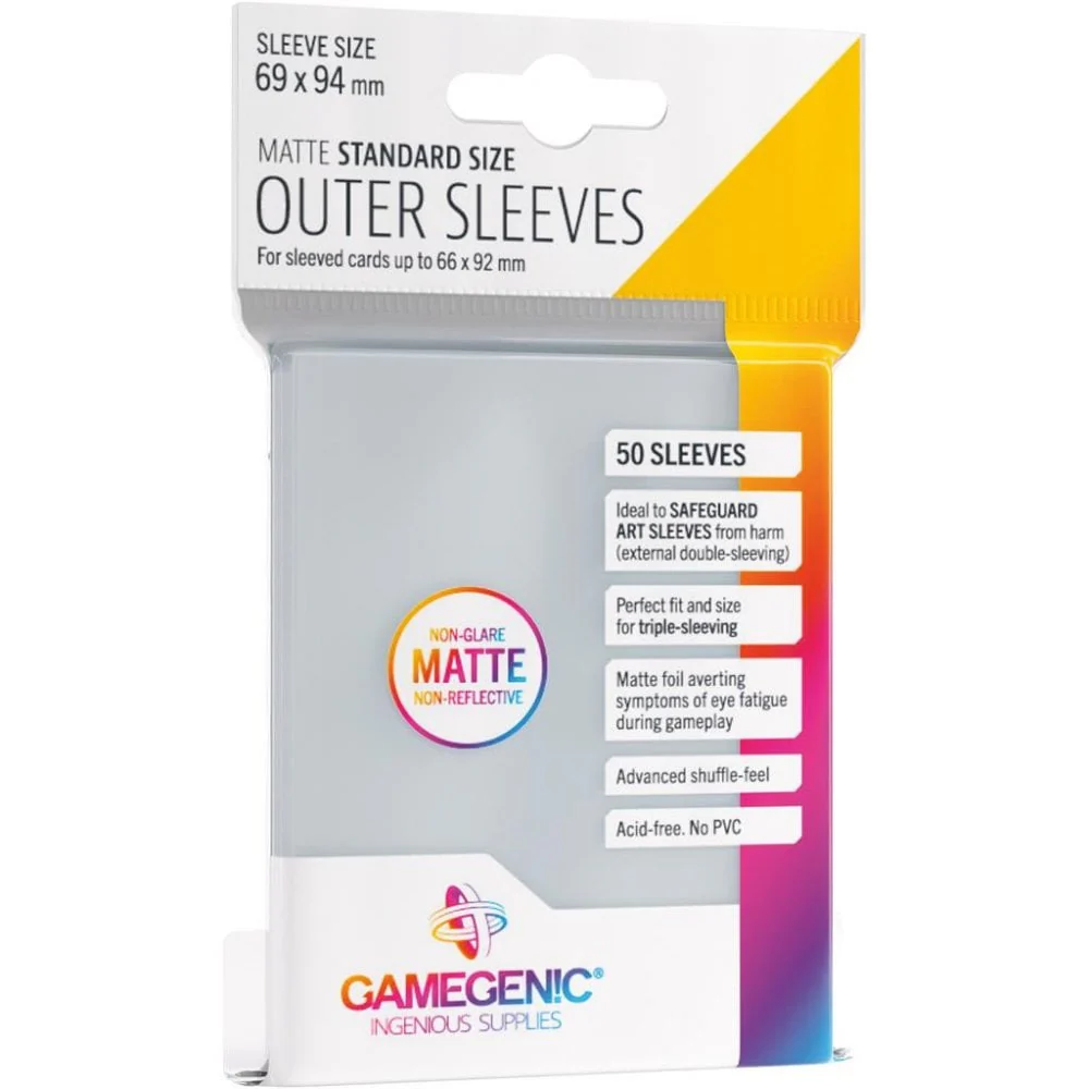 Gamegenic Outer Sleeves Matte Standard Size