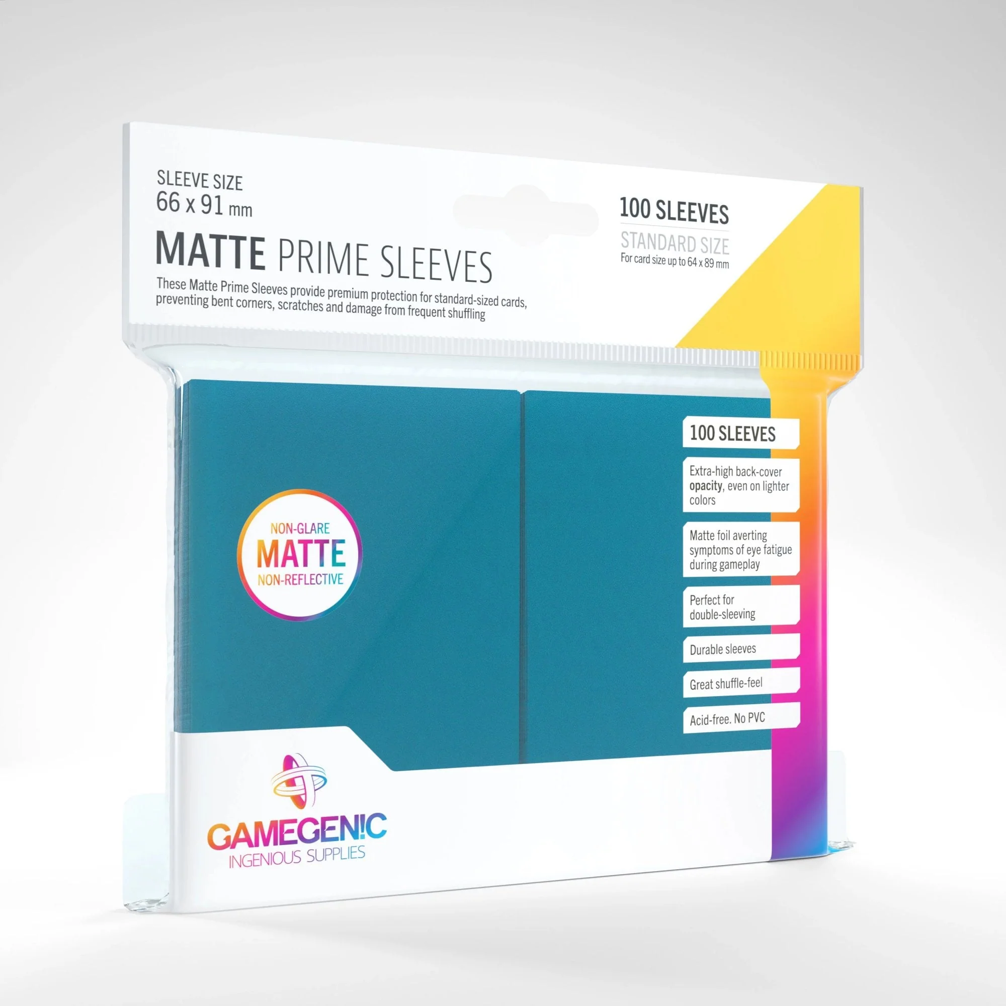 Gamegenic Matte Prime Sleeves Blue (100 ct.)