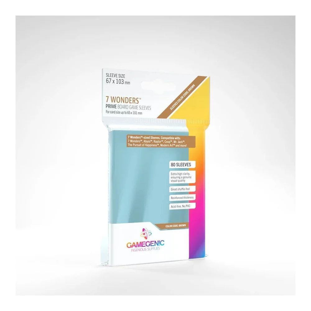 Gamegenic PRIME 7 Wonders Sleeves (80 ct.)