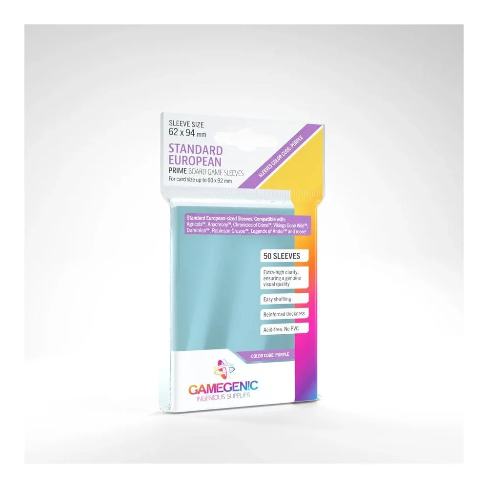 Gamegenic PRIME Standard European Sized Sleeves (50 ct.)