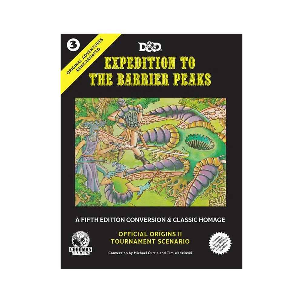 D&D Original Adventures Reincarnated #3 Expedition To The Barrier Peaks (Hardback)