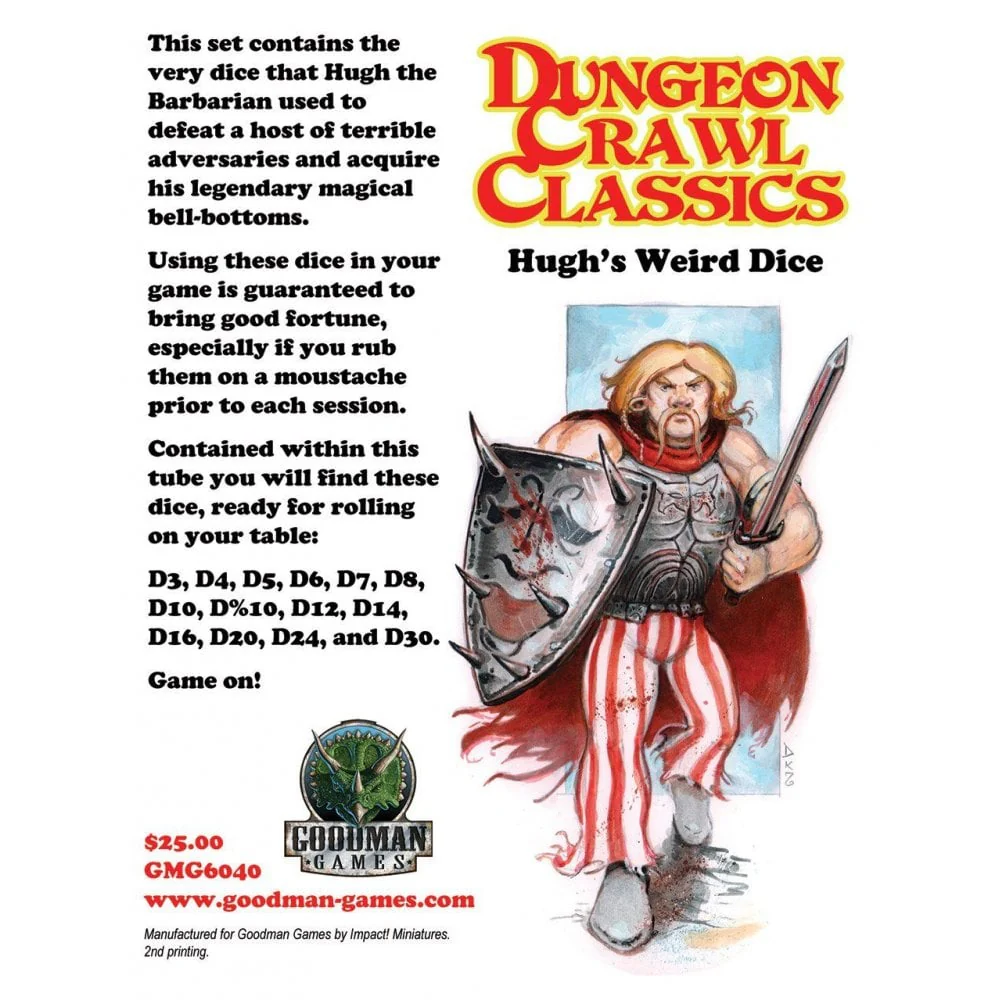 Dungeon Crawl Classics RPG: Hugh's Weird Dice