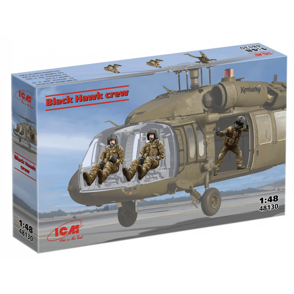 Black Hawk Helicopter Crew (3 Figures)