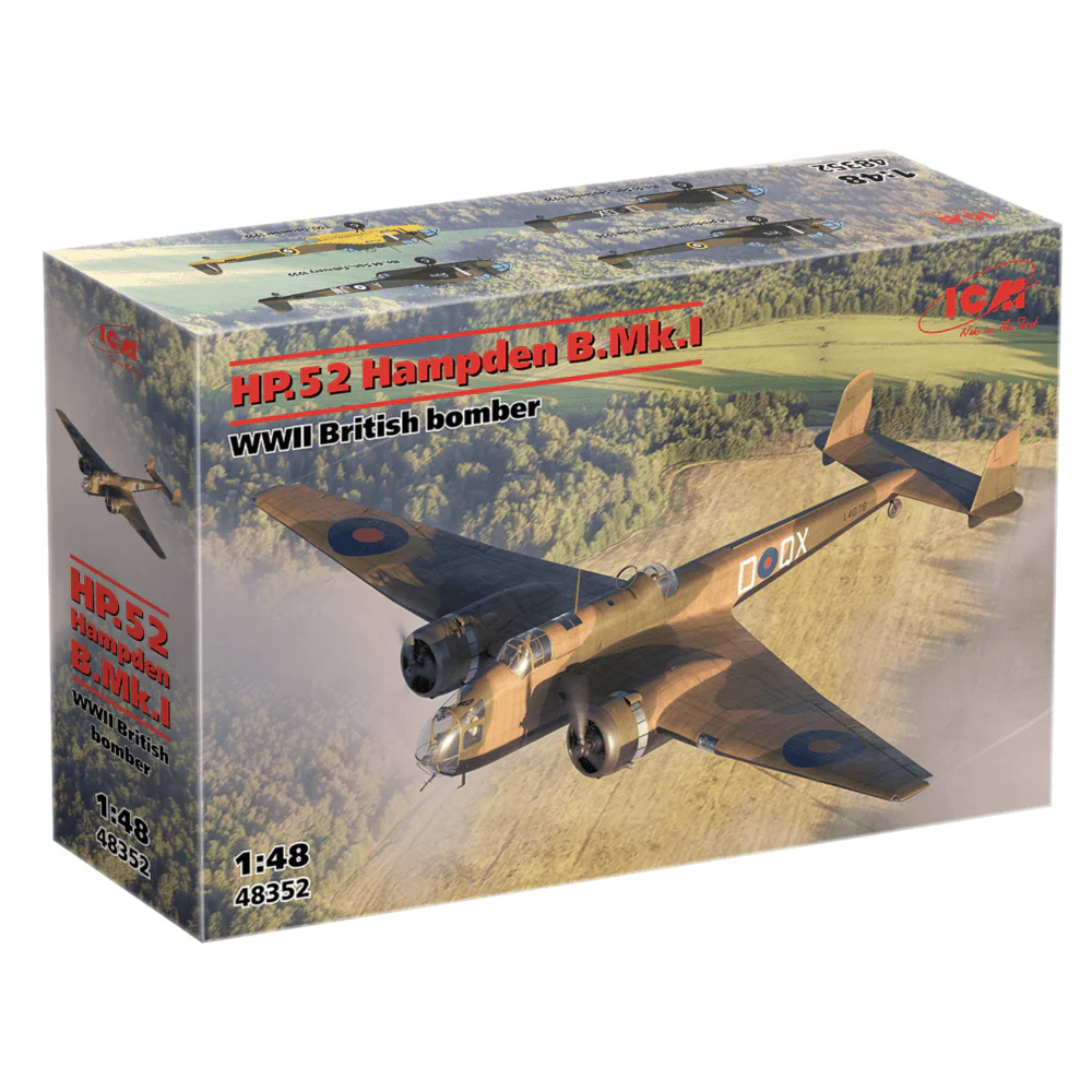 HP.52 Hampden B.Mk.I WWII British Bomber