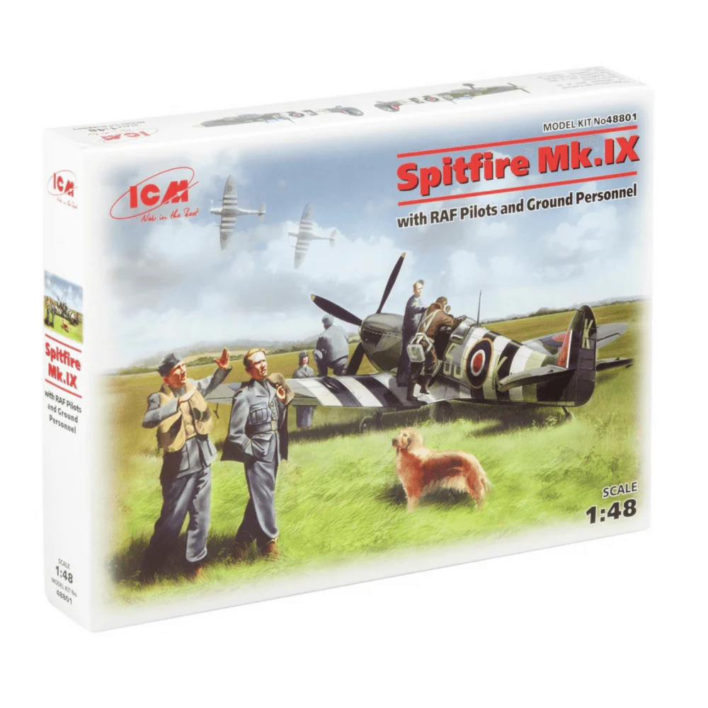 Spitfire Mk.IX with RAF Pilots & Ground Personnel (7 Figures)