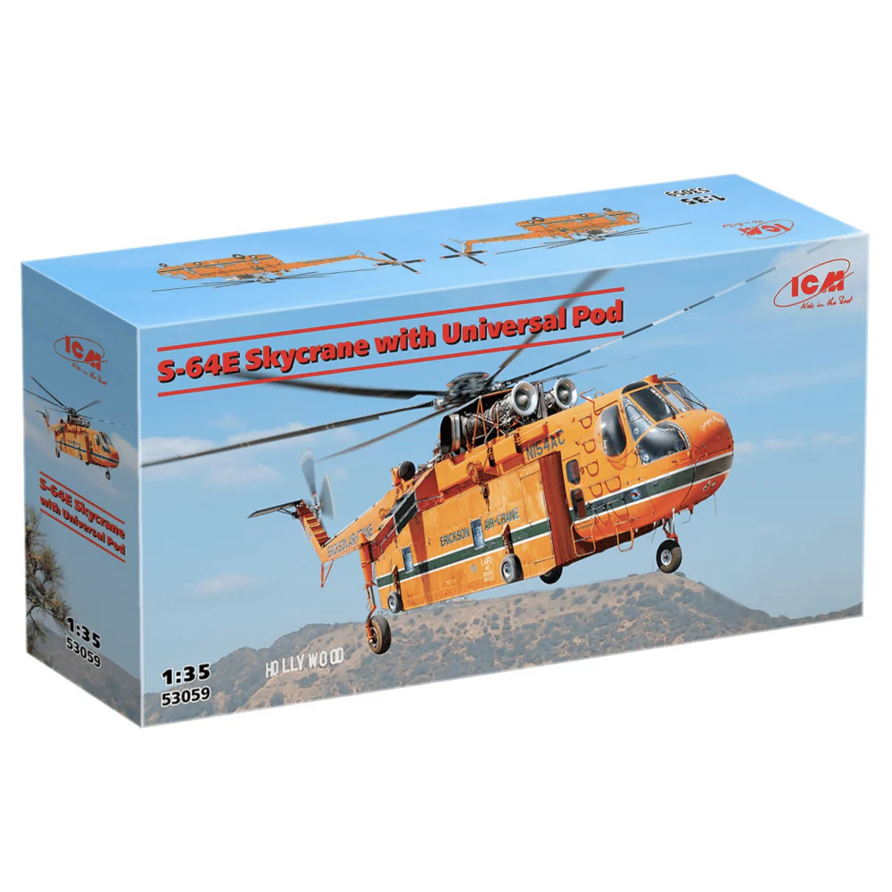 Sikorsky S-64E Skycrane With Universal Pod