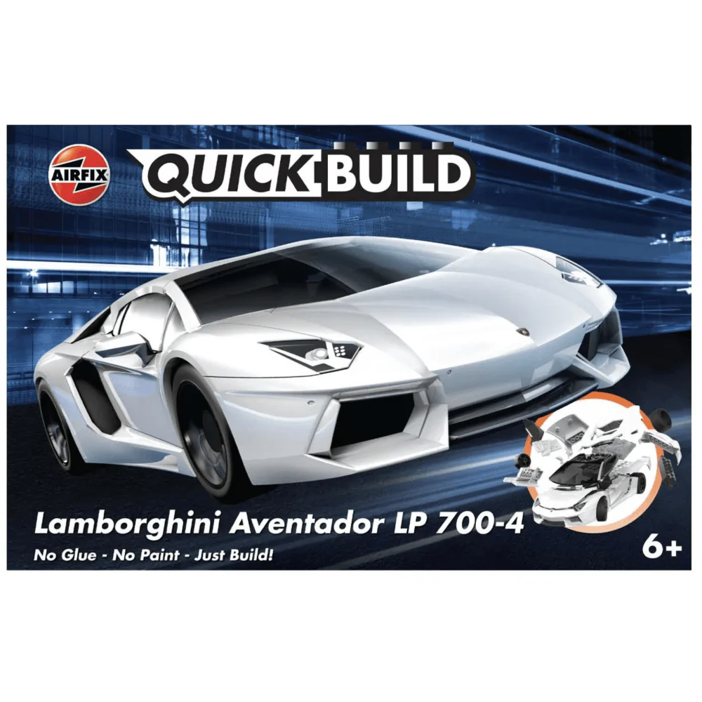 Quickbuild Lamborghini Aventador White