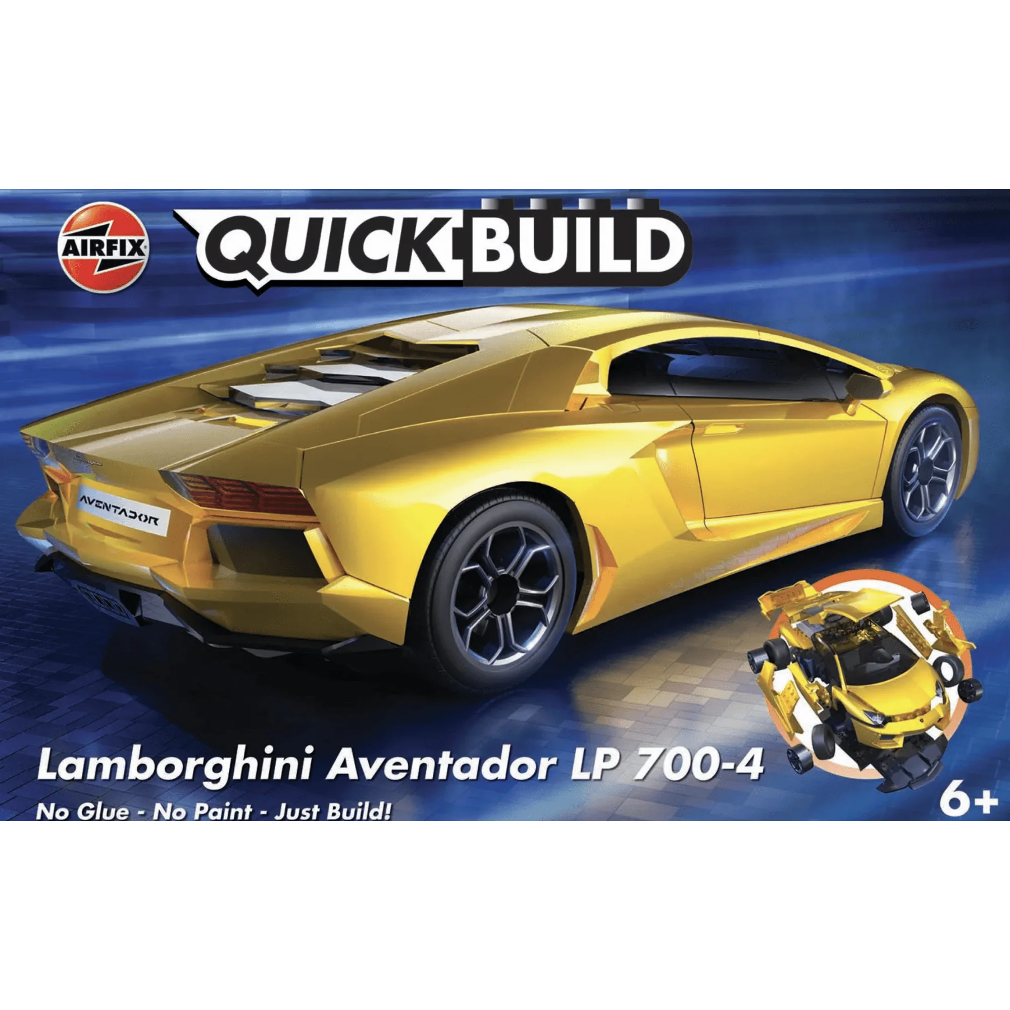 Quickbuild Lamborghini Aventador - Yellow