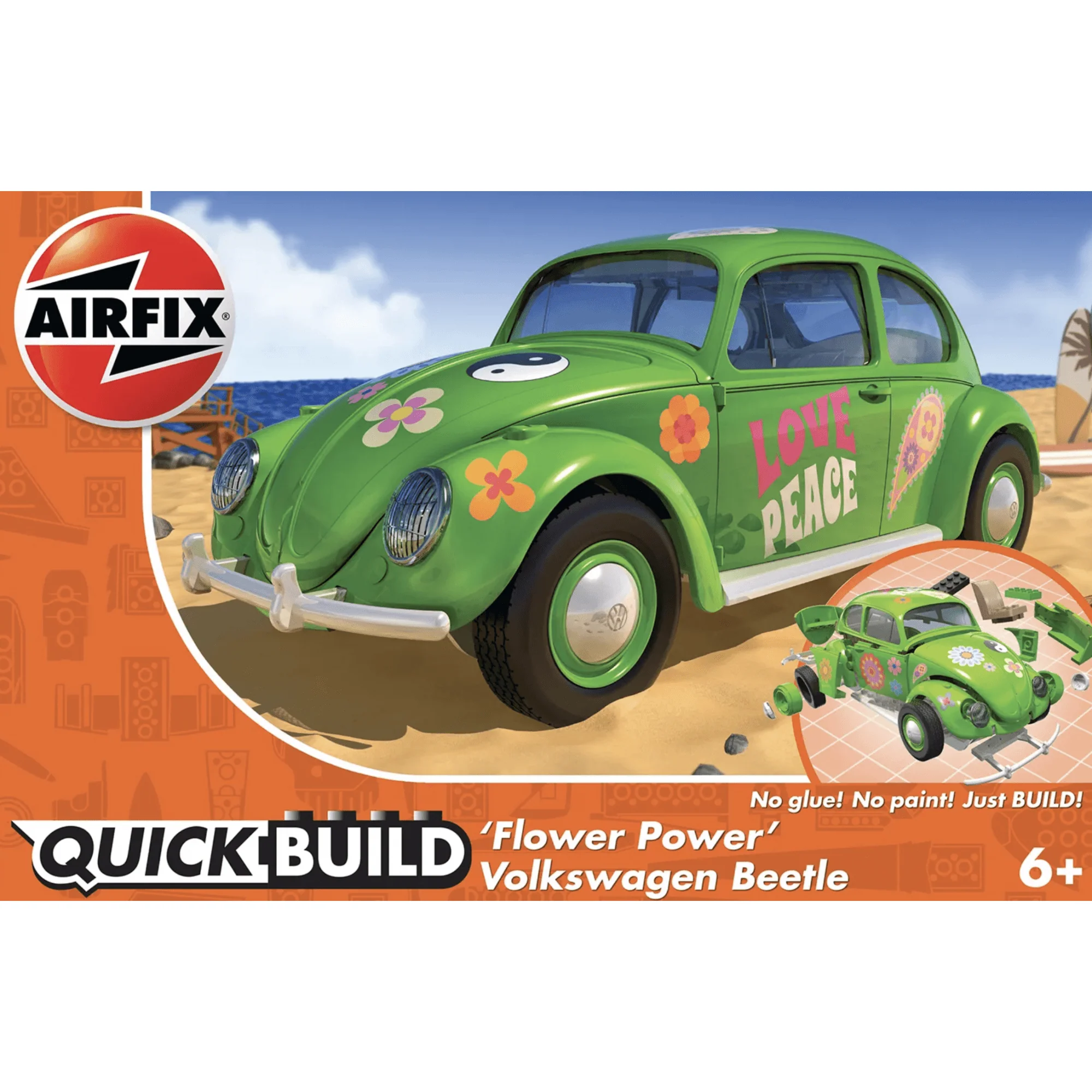 Quickbuild Vw Beetle 'Flower Power'