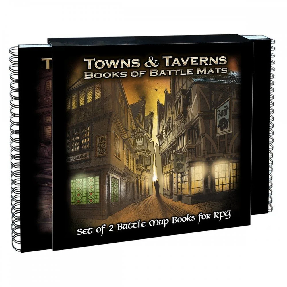Battle Map Books: Towns and Taverns 2 Map Set