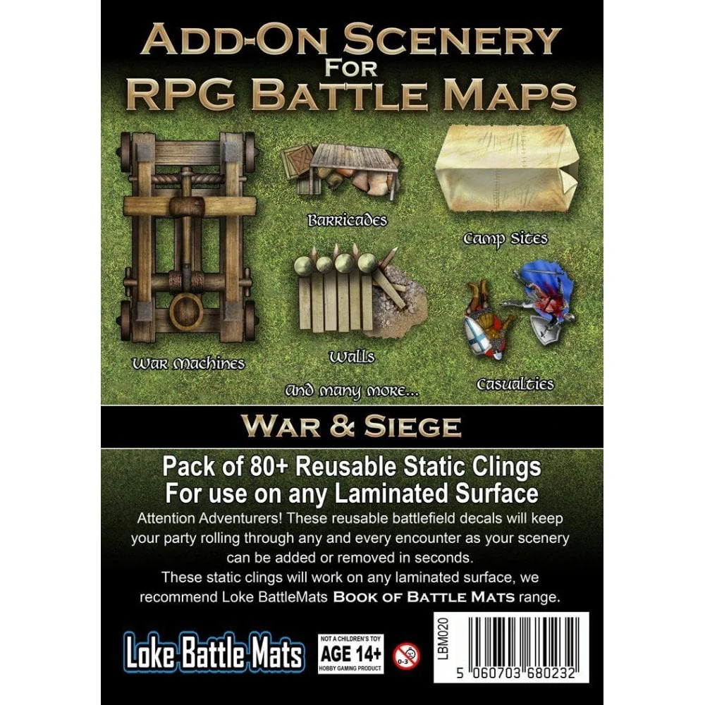 Battle Mats: War and Siege Add-On Scenery Pack