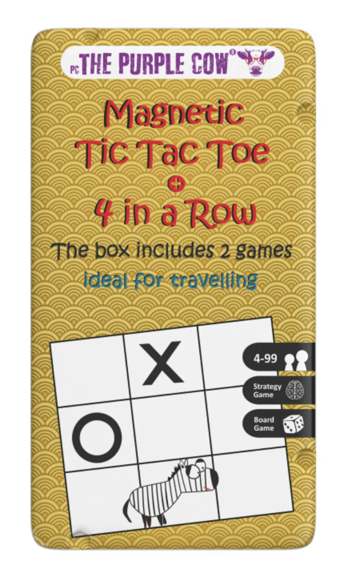 Magnetic Tic Tac Toe & 4 In A Row (Tin)