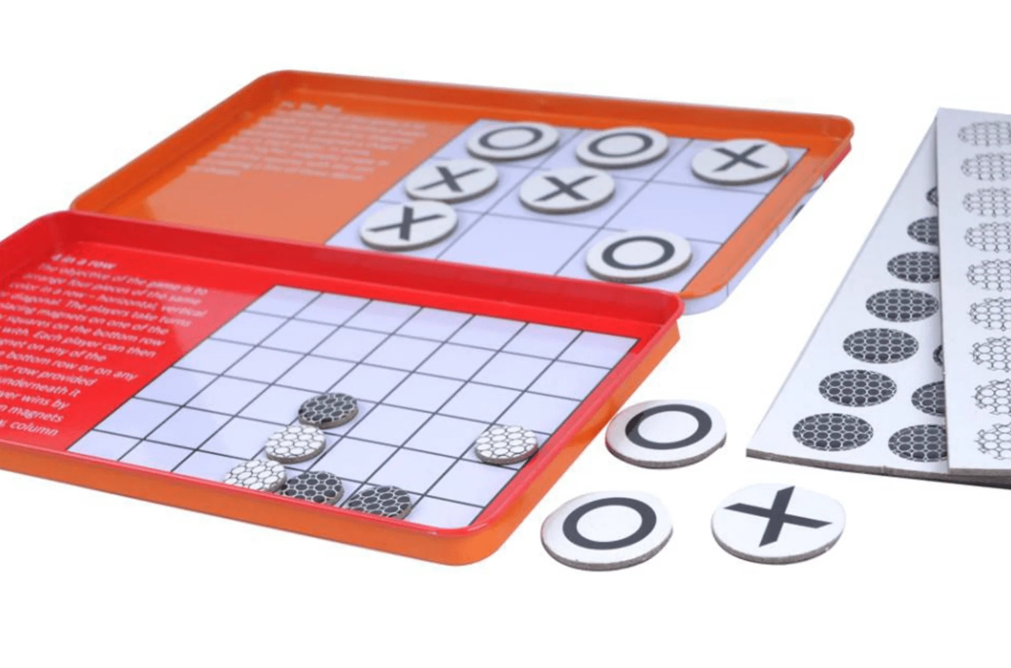 Magnetic Tic Tac Toe & 4 In A Row (Tin) - Image 2