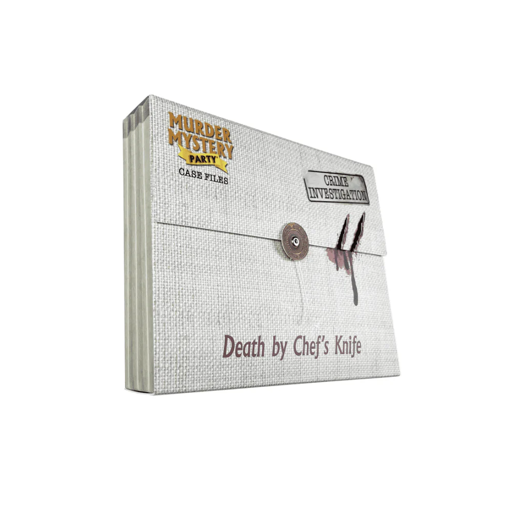 Murder Mystery Party Case Files: Death By Chef's Knife