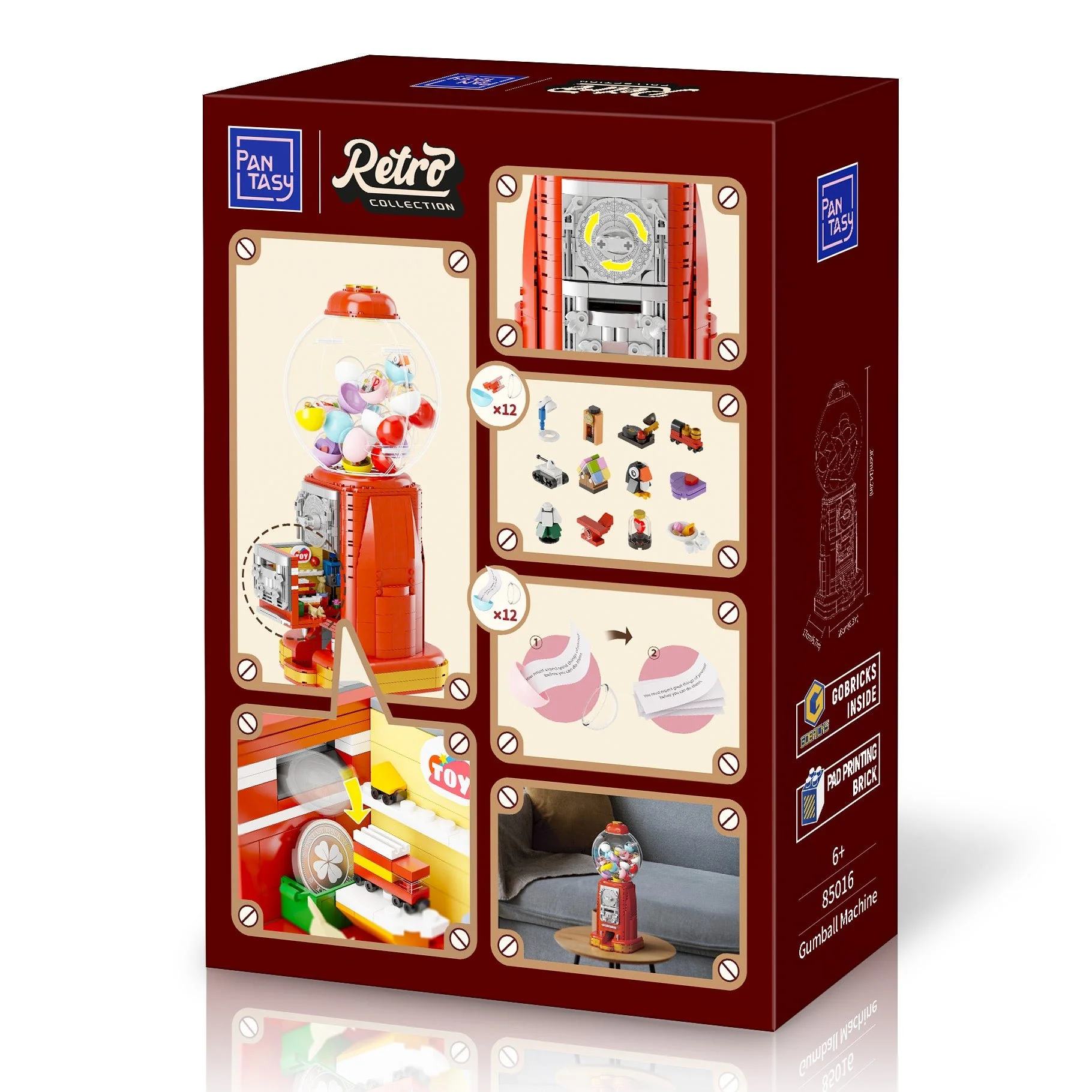 Retro Gumball Machine - 936 pcs - Image 4