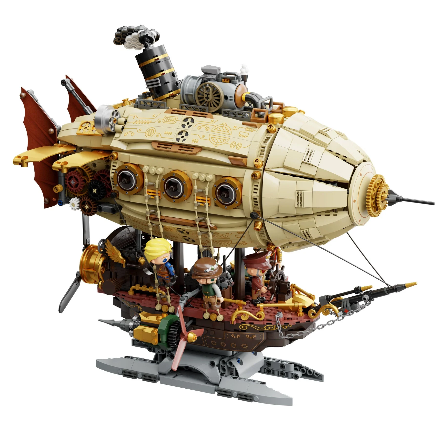 Steampunk Airship - 1949 pcs - Image 5