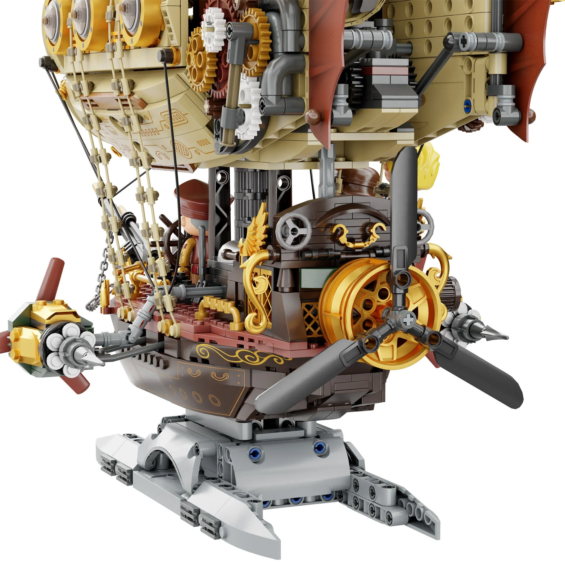 Steampunk Airship - 1949 pcs - Image 6