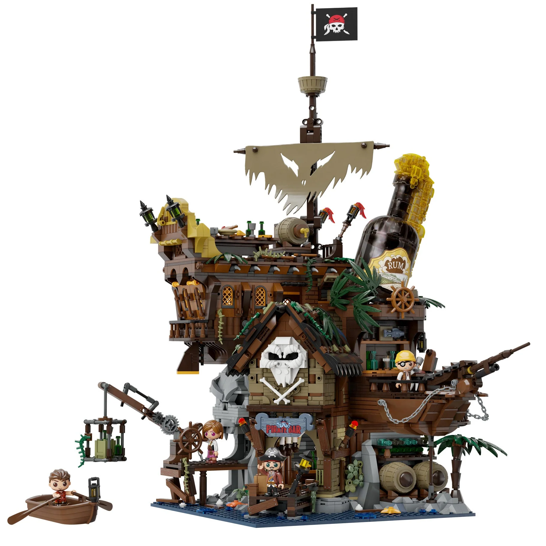 The Pirates Pub Ship Building - 2814 pcs - Image 7