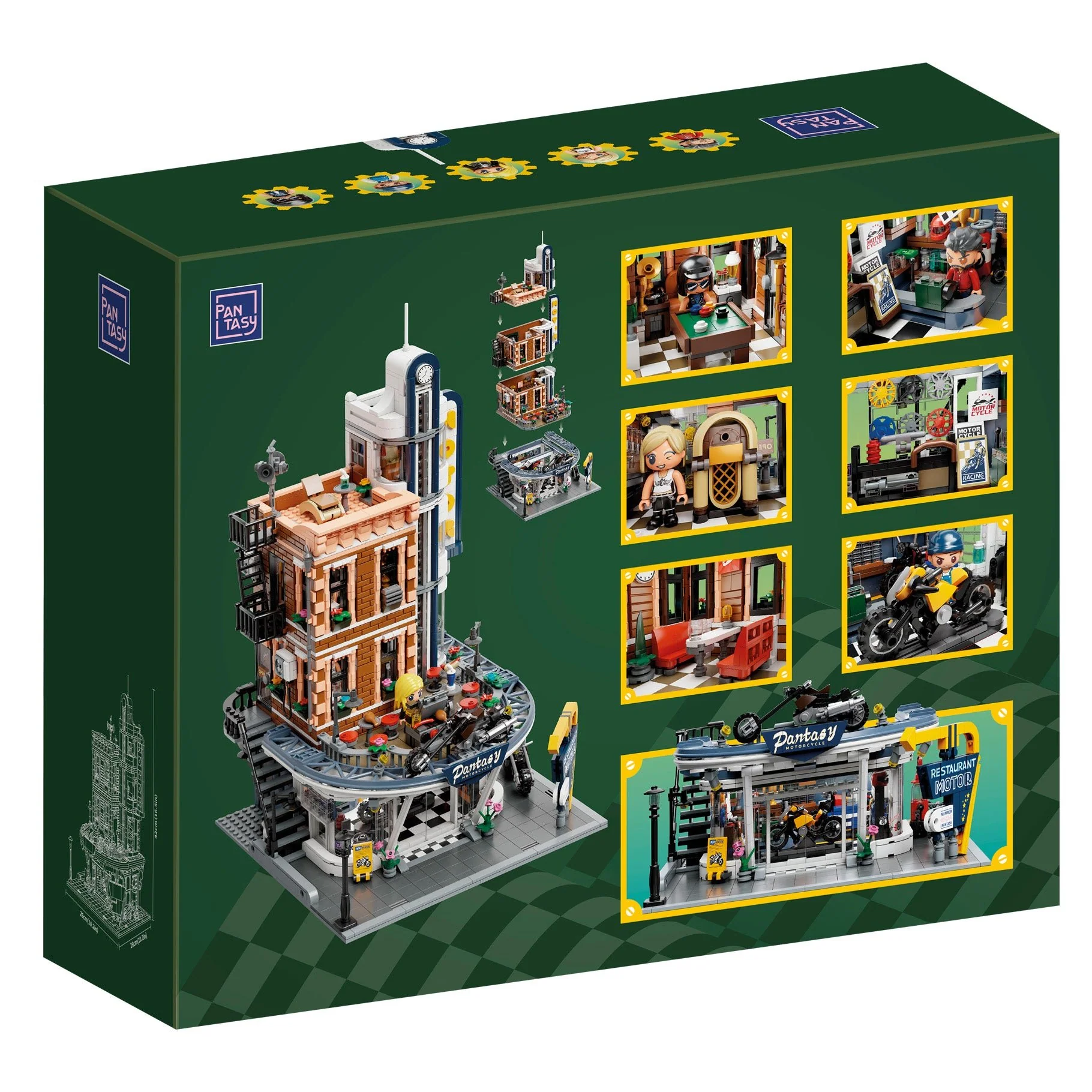 Motorcycle Restaurant Building - 2989 pcs - Image 11