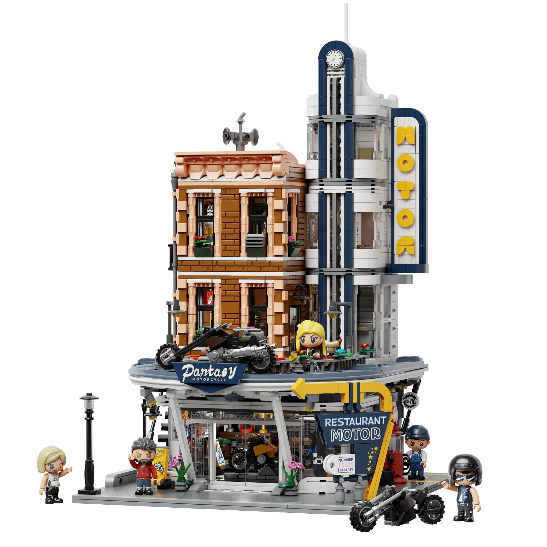Motorcycle Restaurant Building - 2989 pcs - Image 3