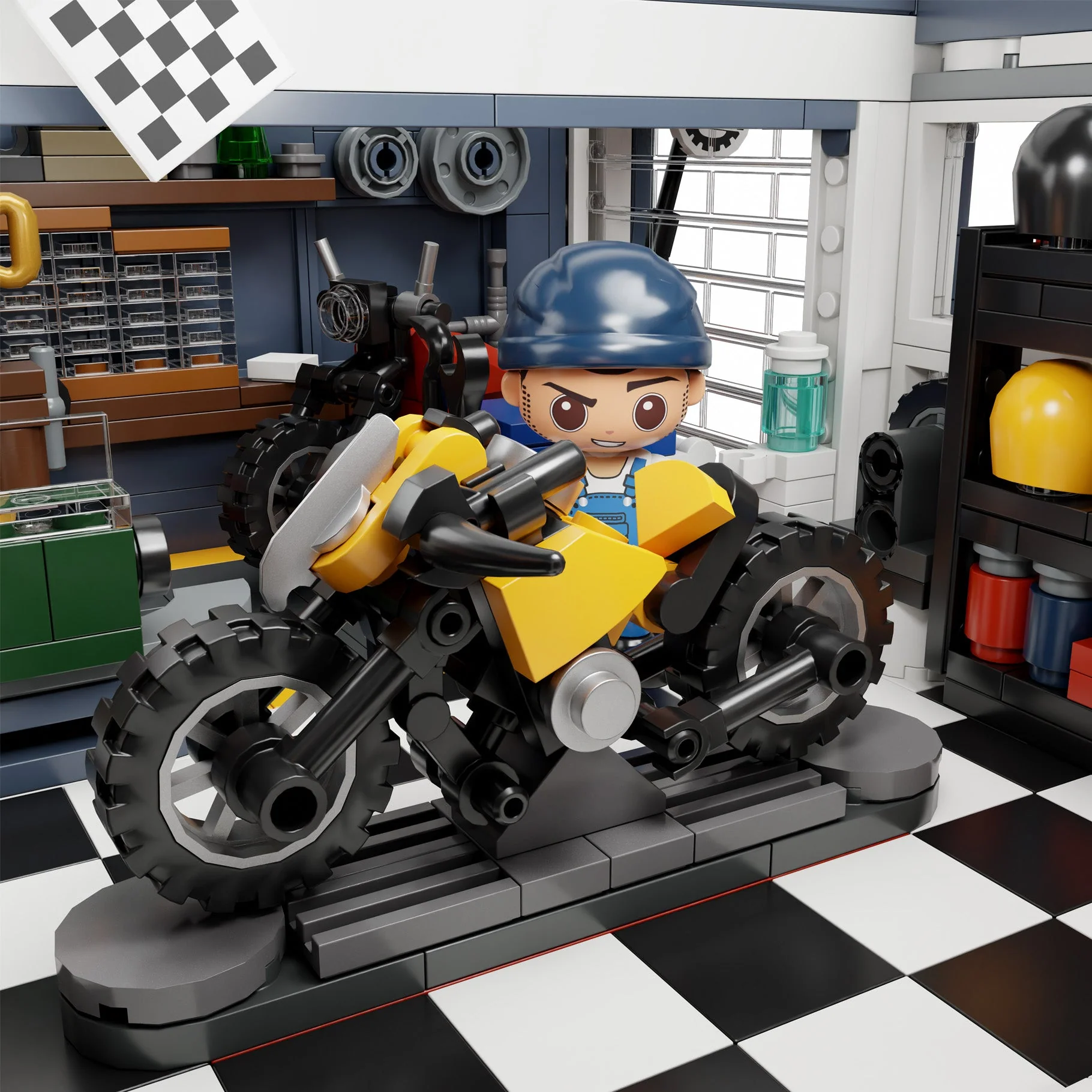 Motorcycle Restaurant Building - 2989 pcs - Image 9