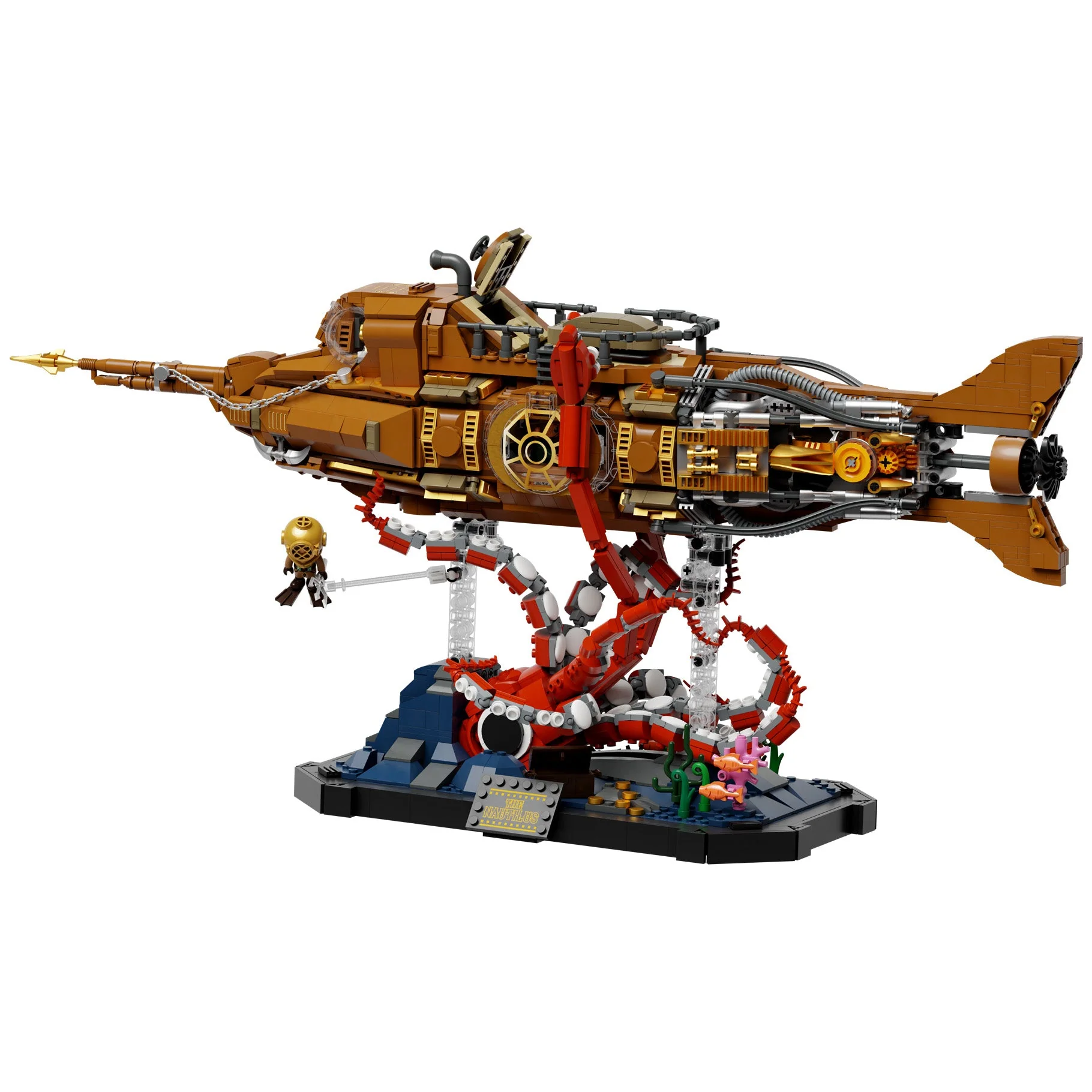The Nautilus Steampunk Submarine - 2552 pcs - Image 3