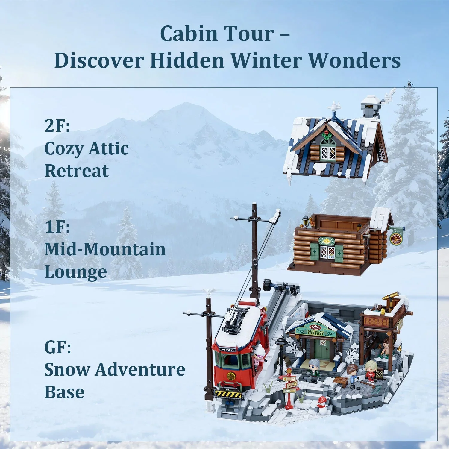 Mountain Summit Ski Cabin - 3135 pcs - Image 7