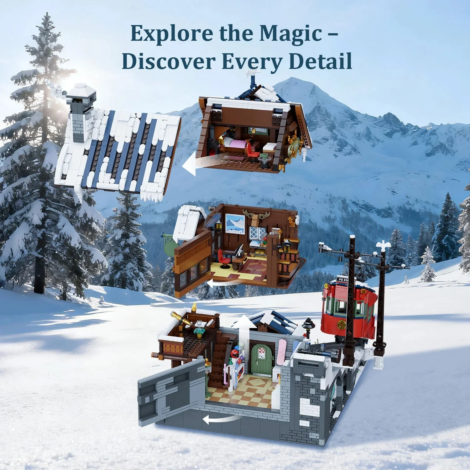 Mountain Summit Ski Cabin - 3135 pcs - Image 9