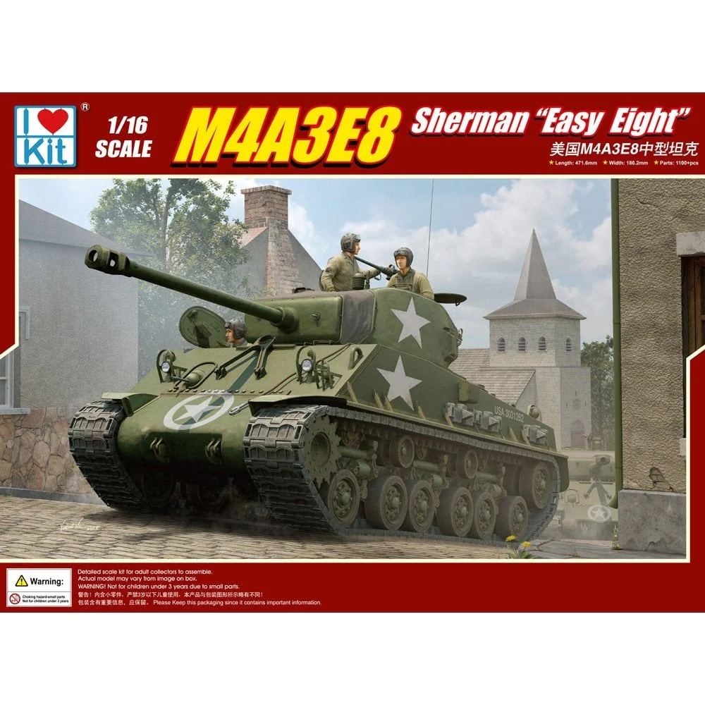 US M4A3E8 Sherman 'Easy Eight' WWII