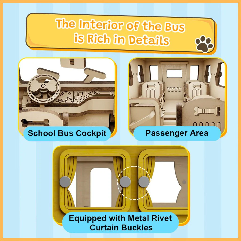 Peanuts™ Snoopy Yellow School Bus - Image 11
