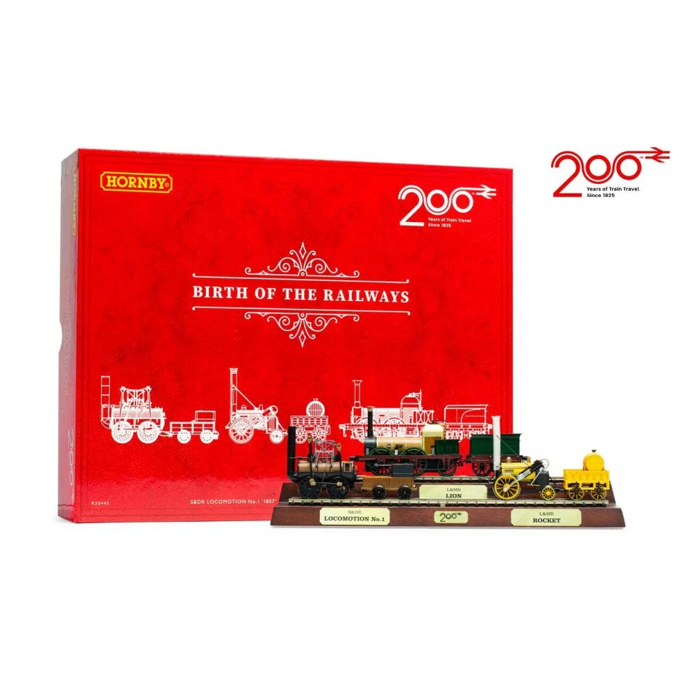 Birth of the Railways - 200th Anniversary Train Pack R30445  - Includes: Locomotion, Rocket & Lion