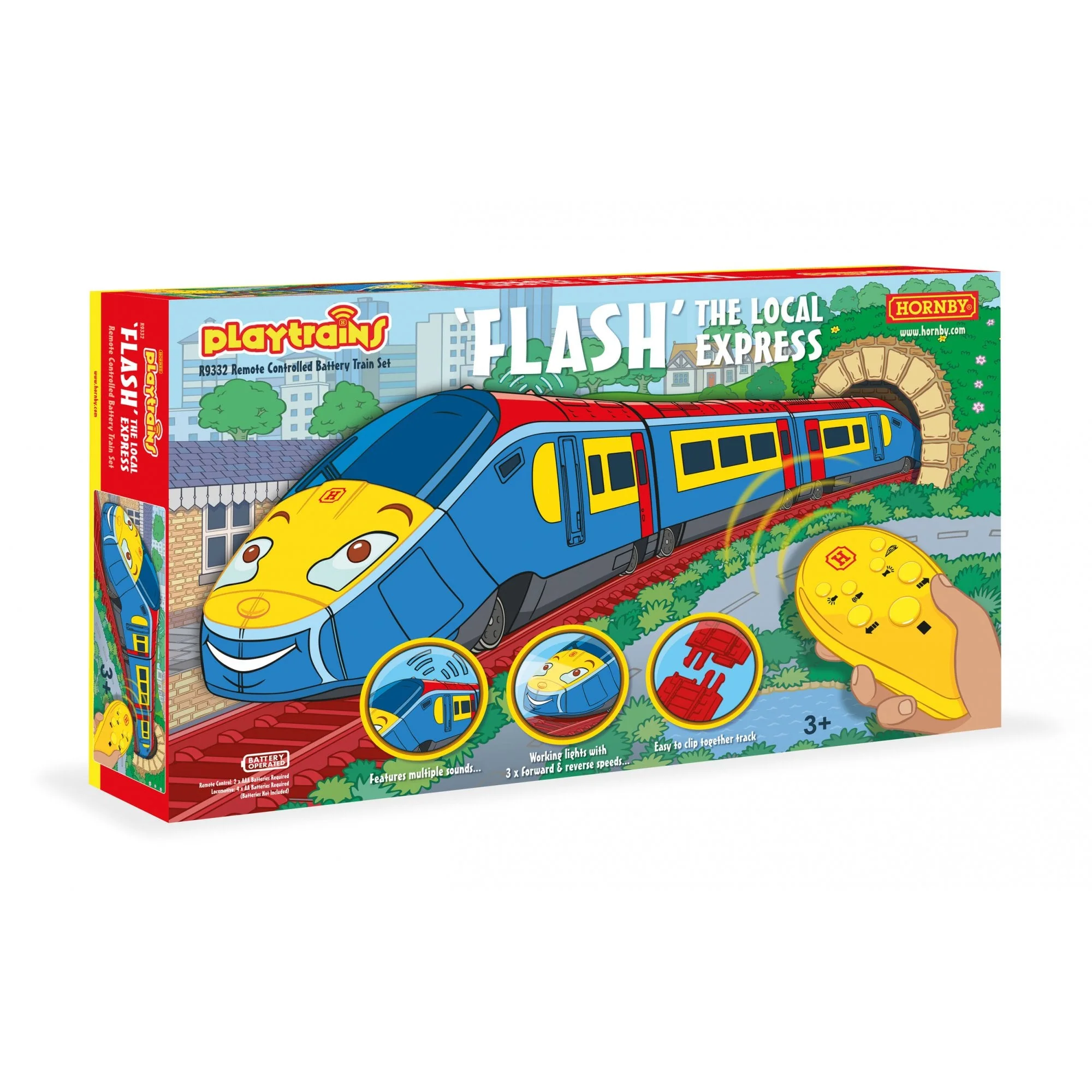 Playtrains - Flash The Local Express Remote Controlled Battery Train Set