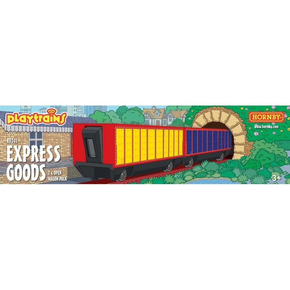Playtrains - Express Goods 2 x Open Wagon Pack