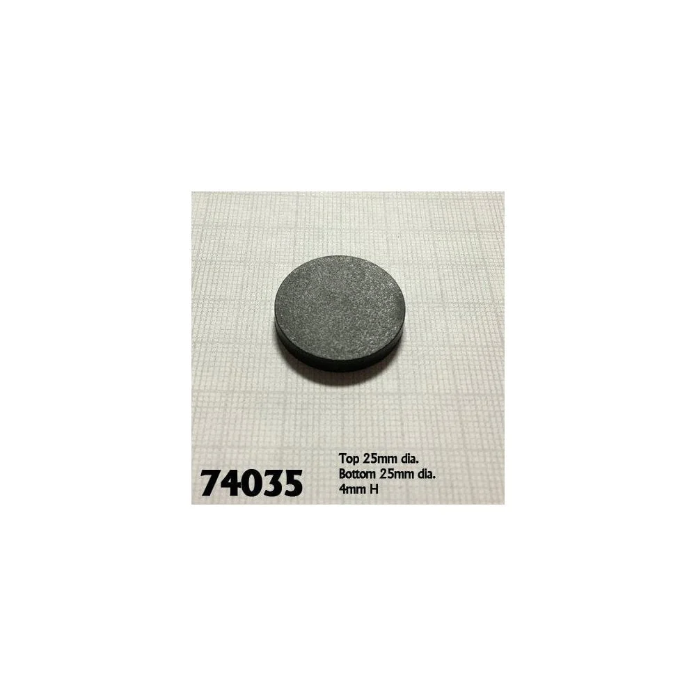 Base Boss 1 Inch Round Plastic RPG Base (20)