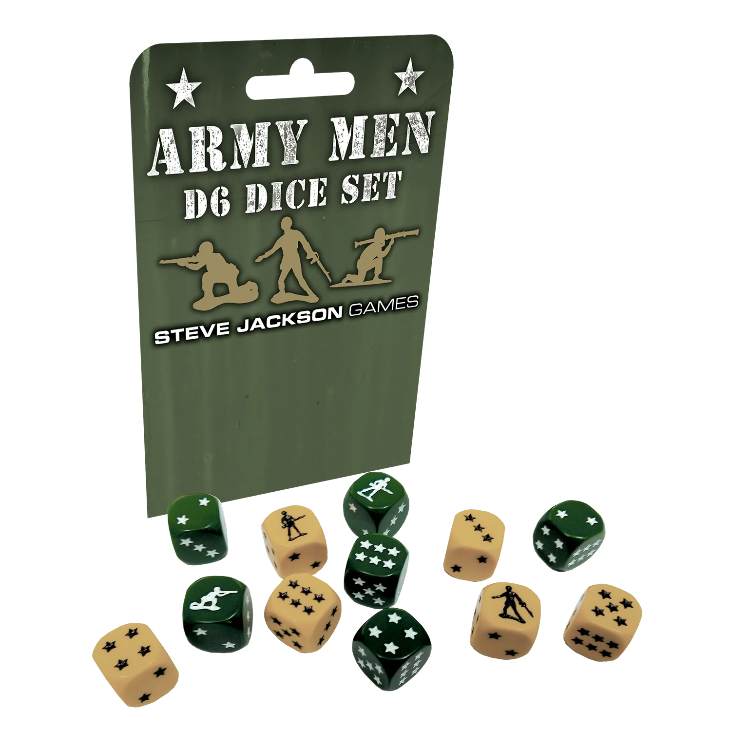 Army Men D6 Dice Set