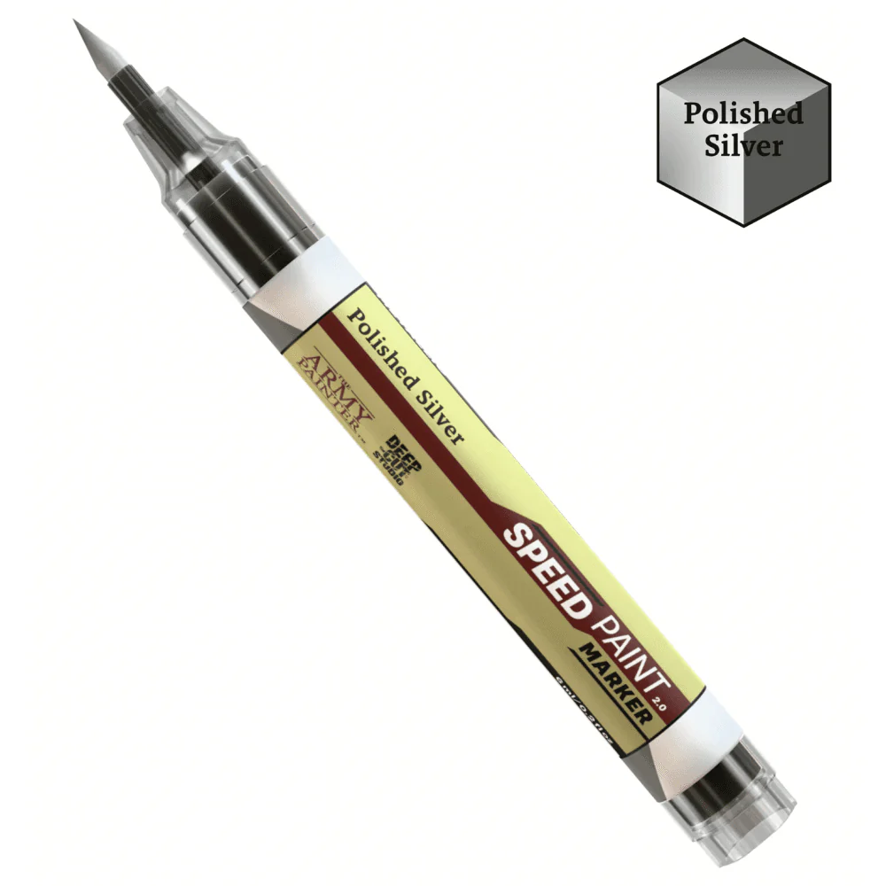 Speed Paint Marker - Polished Silver