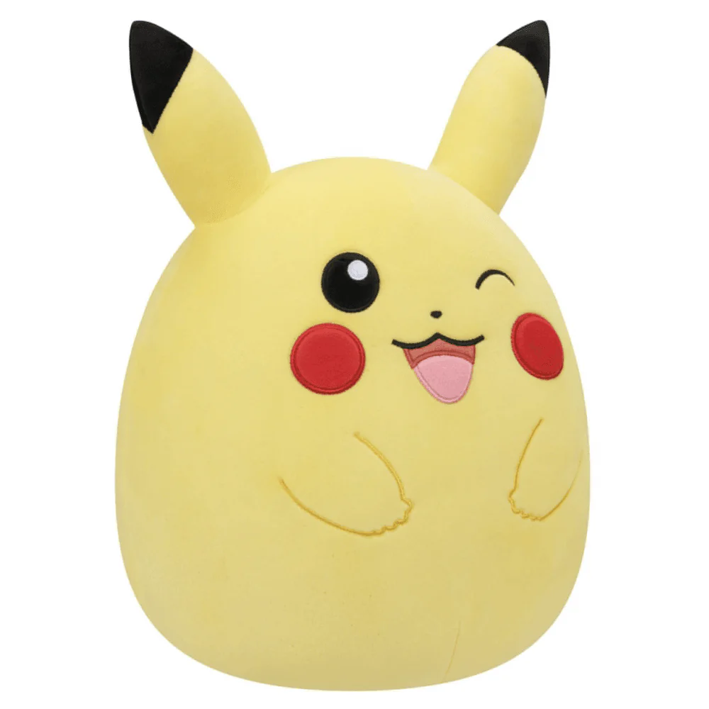 Squishmallows 14" Pokemon Winking Pikachu