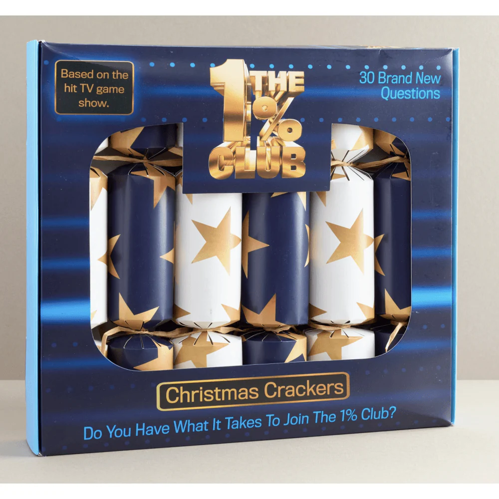 The 1% Club Christmas Crackers